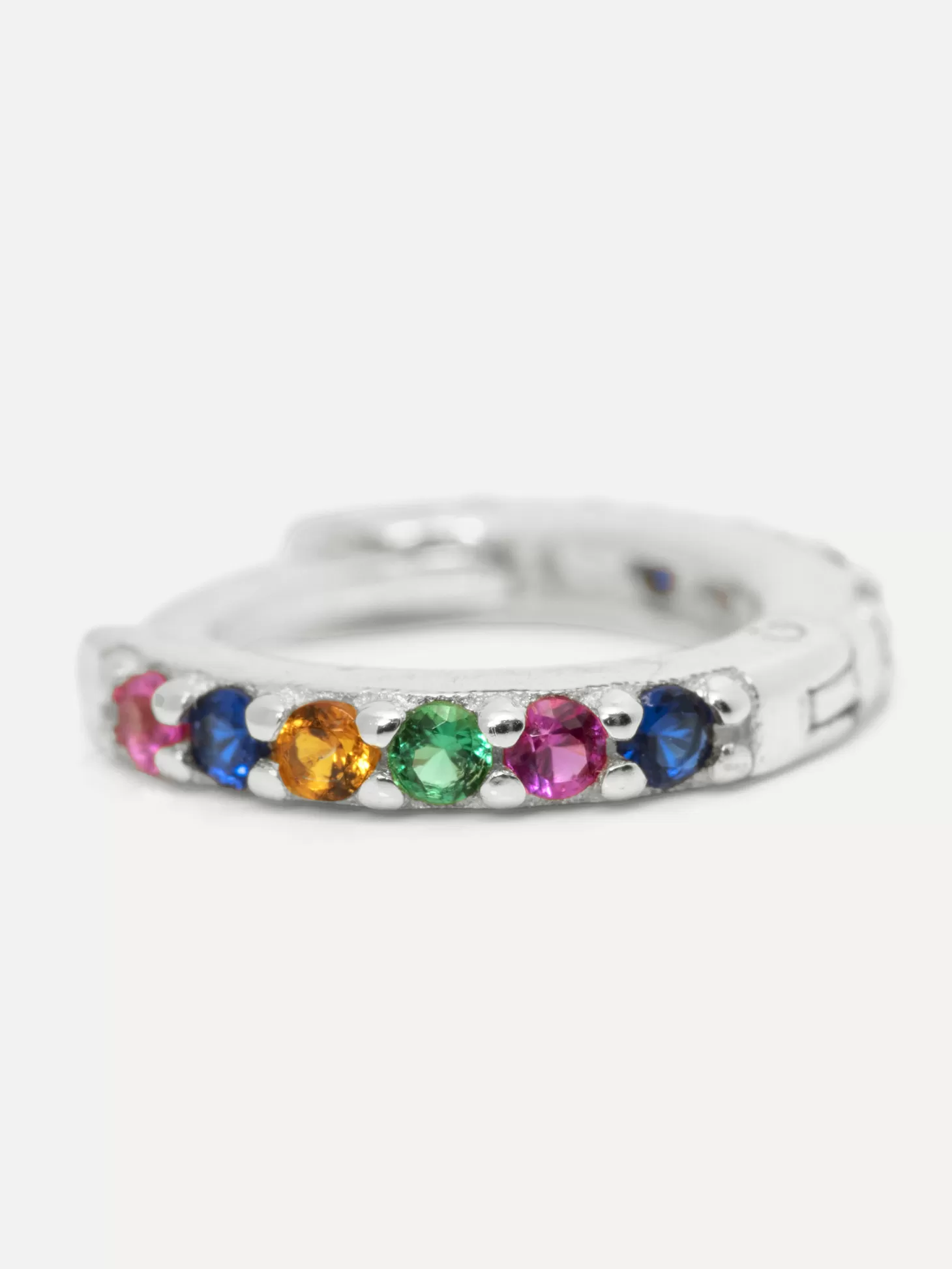 Les Soeurs Oorbel Jeanne Strass Multicolor Silver Multicolor Shop