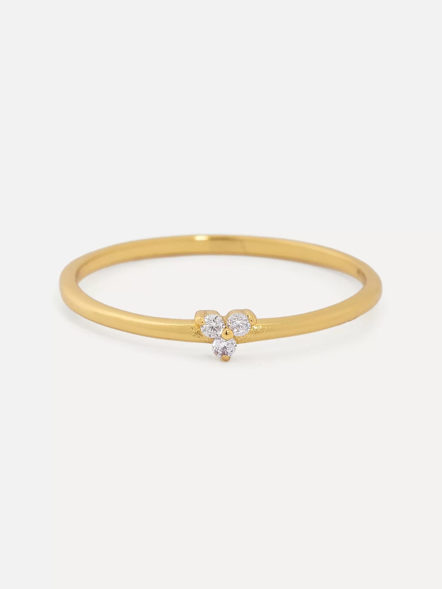 Les Soeurs Ring Chloe Vintage Triangle Gold Fashion